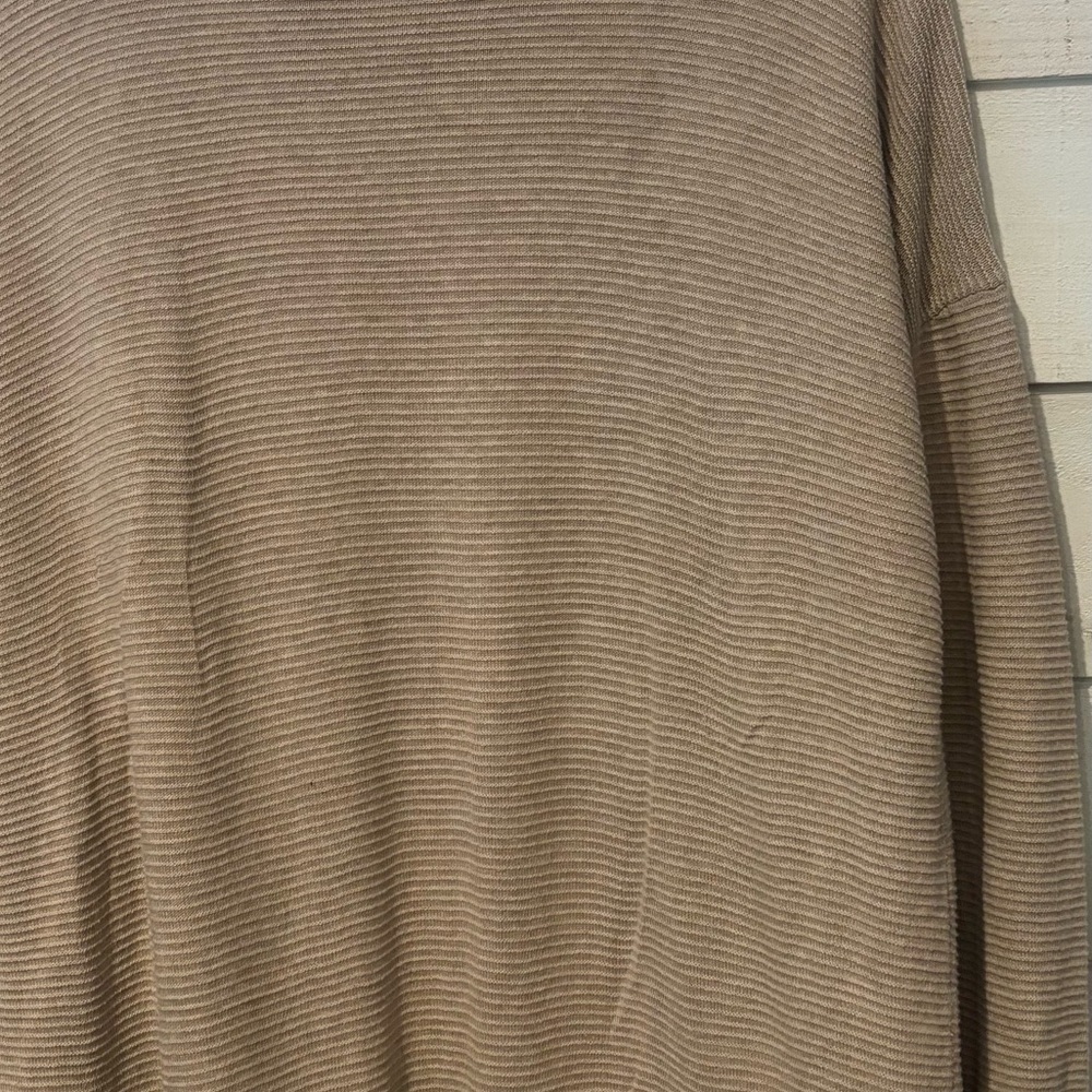 Marled Anthropology Beige Open-Front Cardigan in size Large. Great condition! - Picture 15 of 15